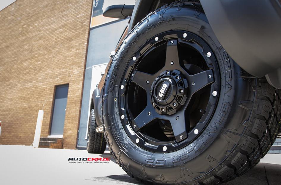 FORD RANGER GD04 MATTE BLACK